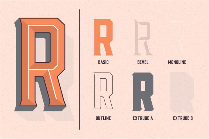 Vhiena Typeface