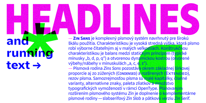 Zin Sans Font Family