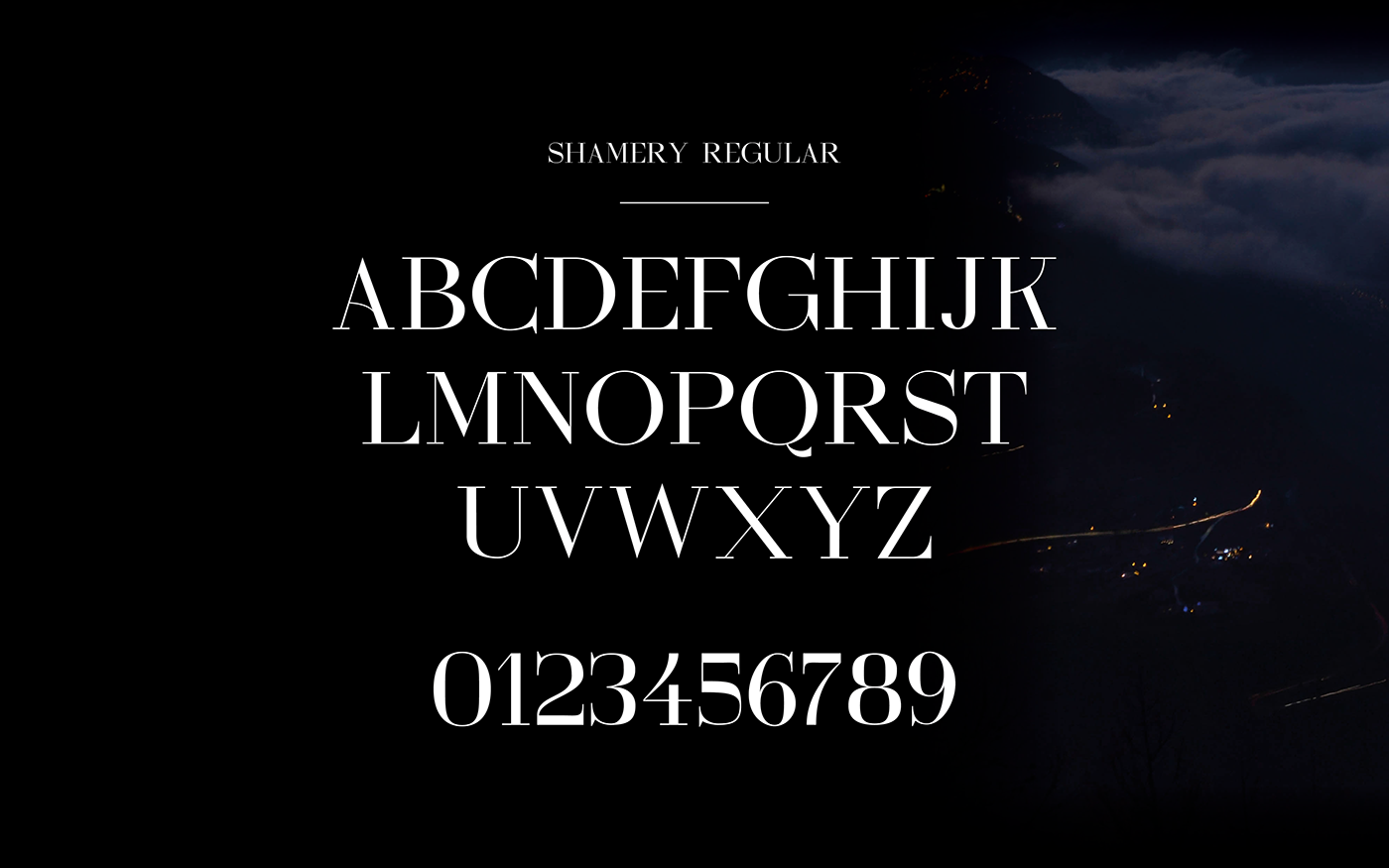 Shamery Typeface