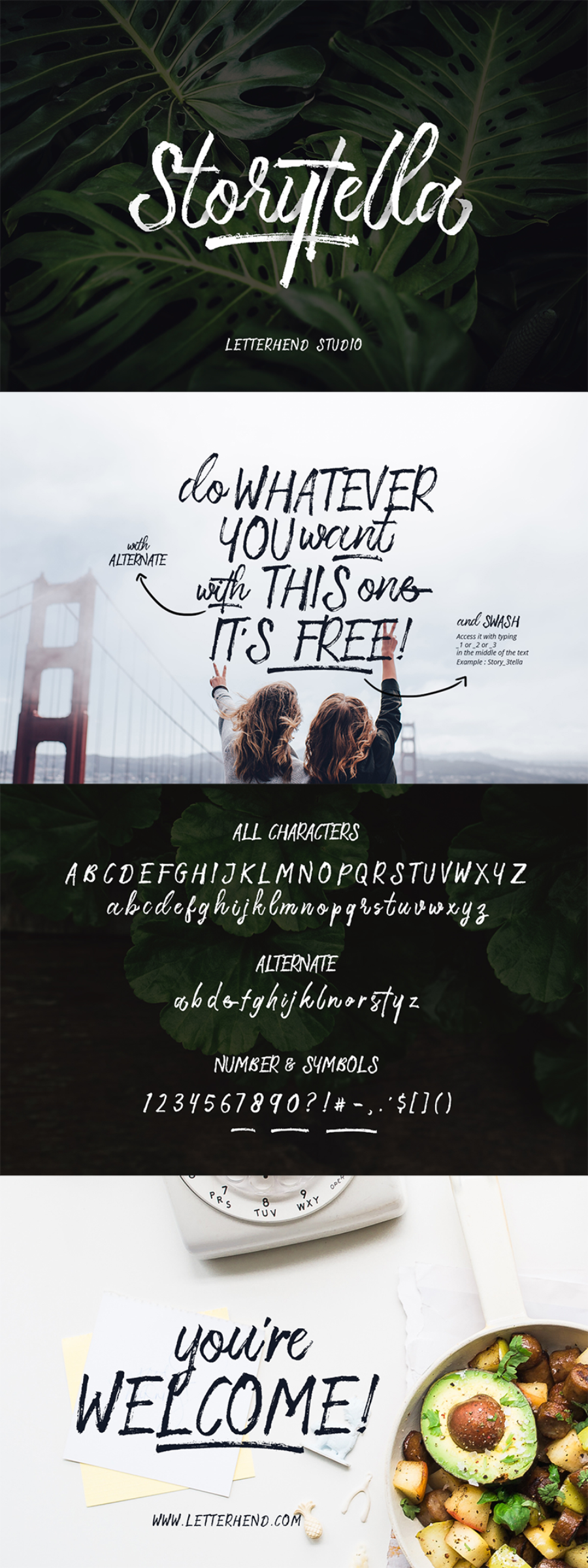 Storytella Brush Font