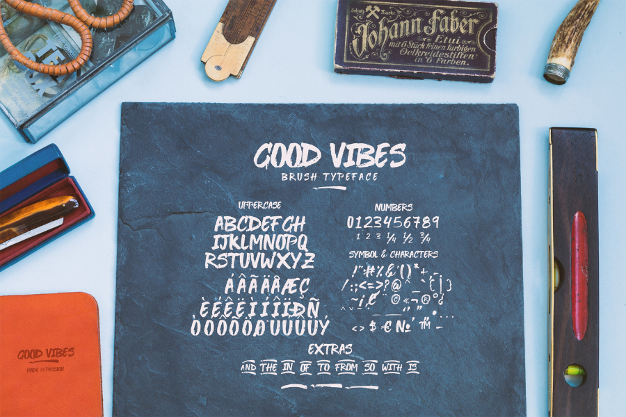 Good Vibes Brush Font