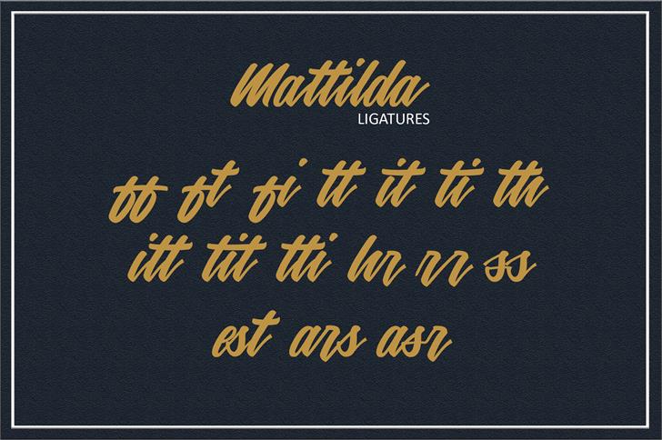 Mattilda Script Font