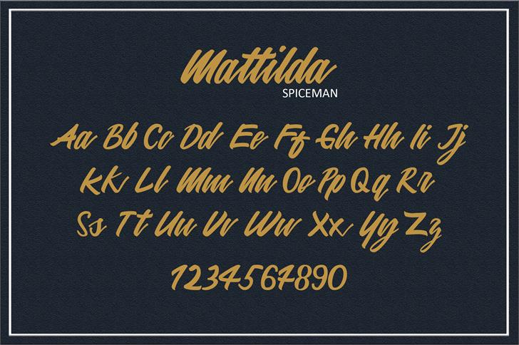 Mattilda Script Font