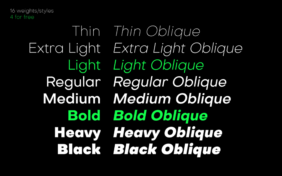 Octarine Font Family