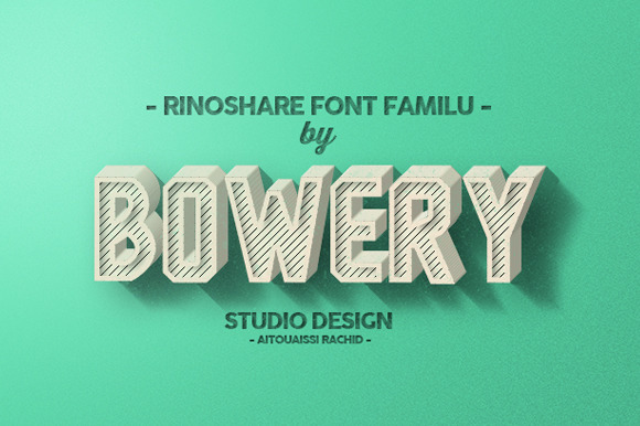 Rinoshare Font Family