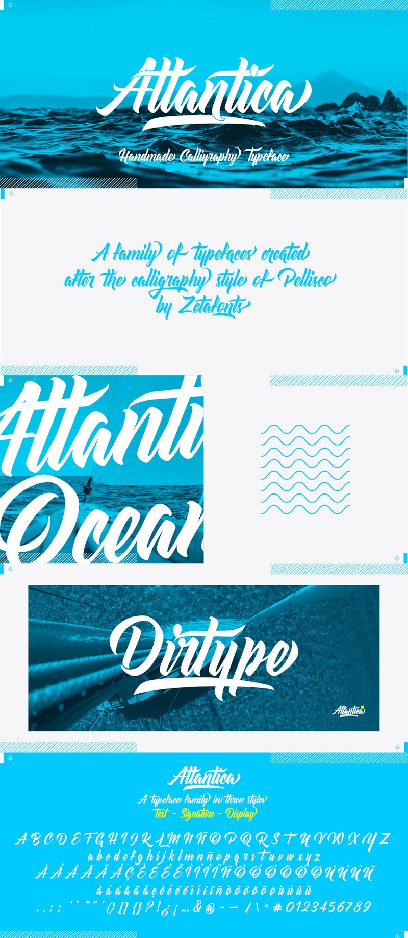 Atlantica Calligraphy Typeface