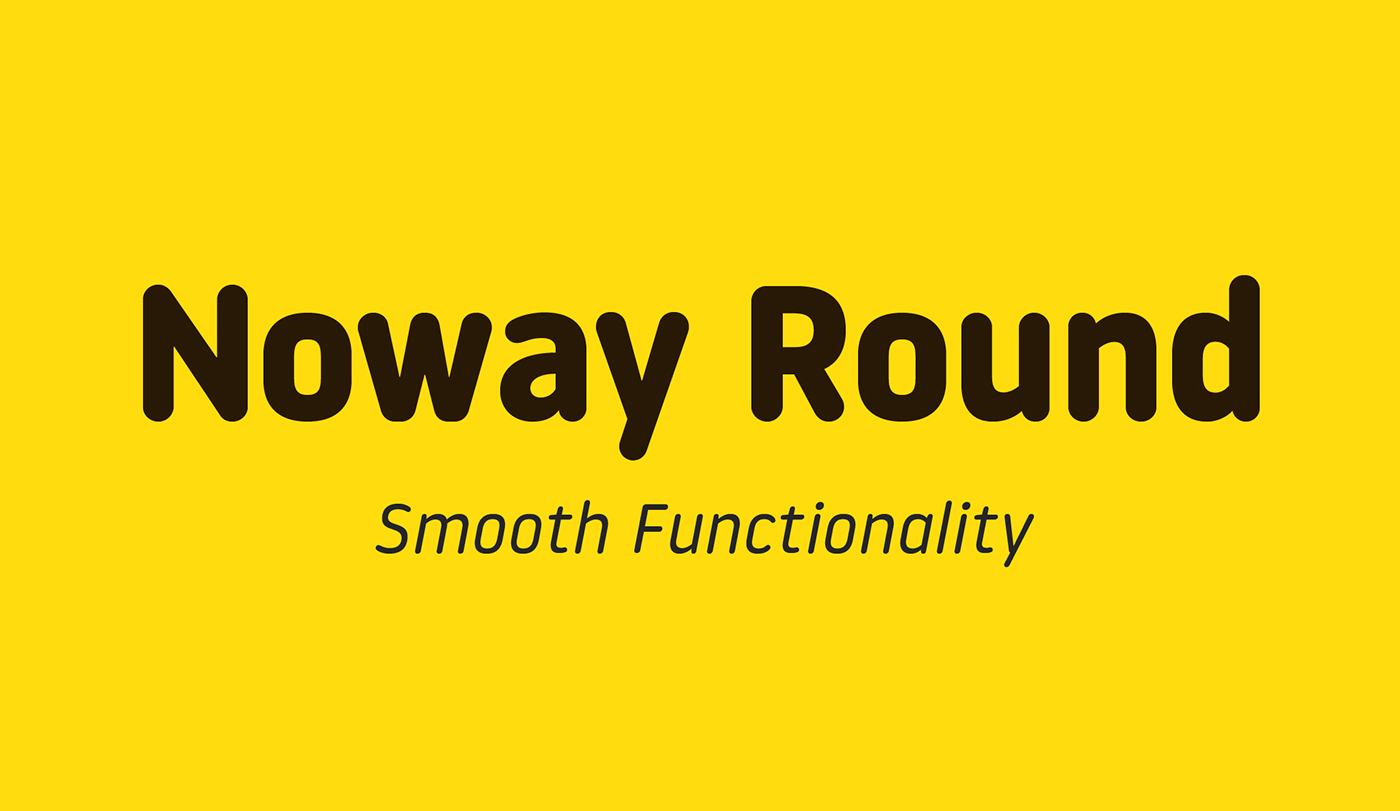 Noway Round Font Family