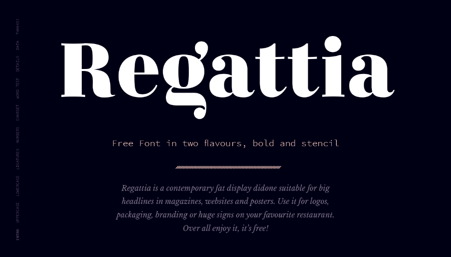 Regattia Typeface