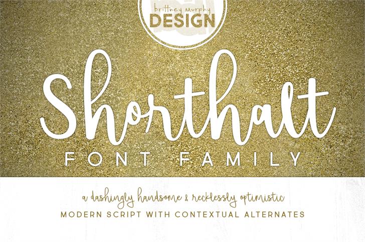 Shorthalt Script Font