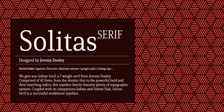 Solitas Serif Font Family