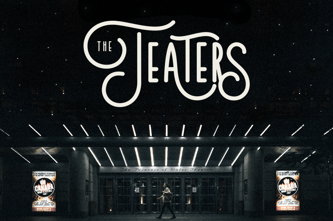 Teaters Typeface