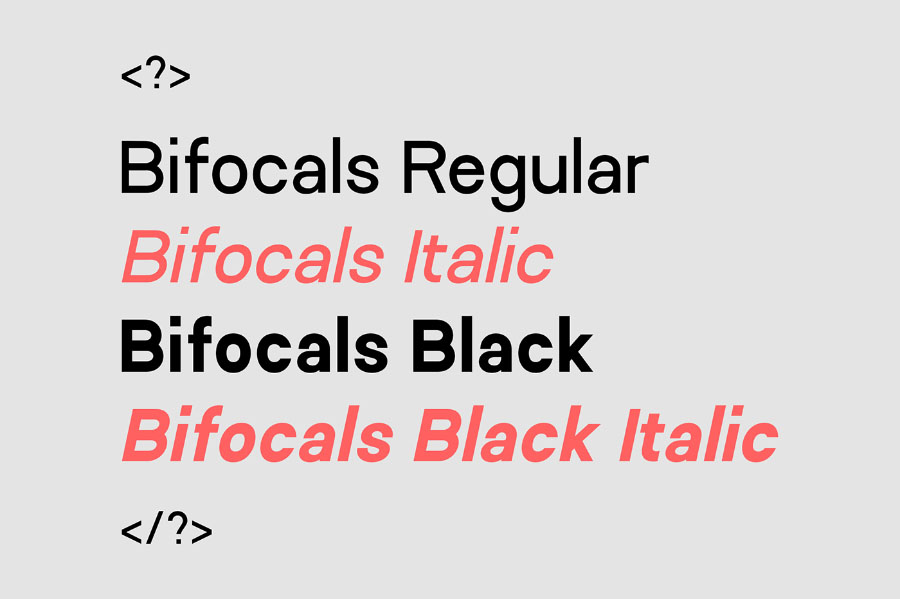 Bifocals Font Family