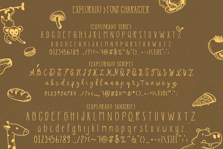 Explorado Font Family