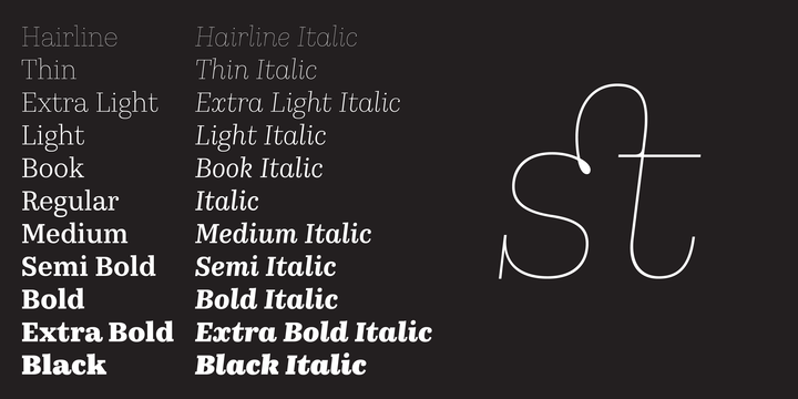 Kazimir Text™ Font Family