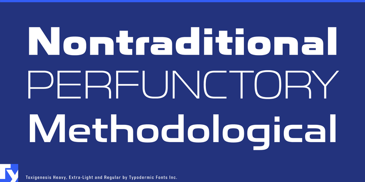 Toxigenesis Font Family