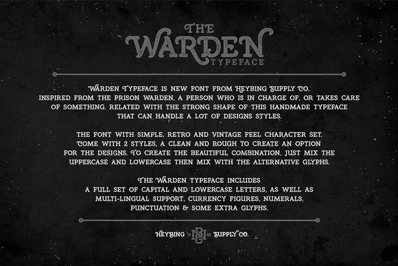 Warden Typeface