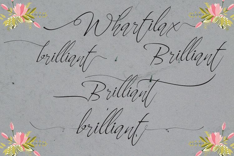 Whartillax Calligraphy Font