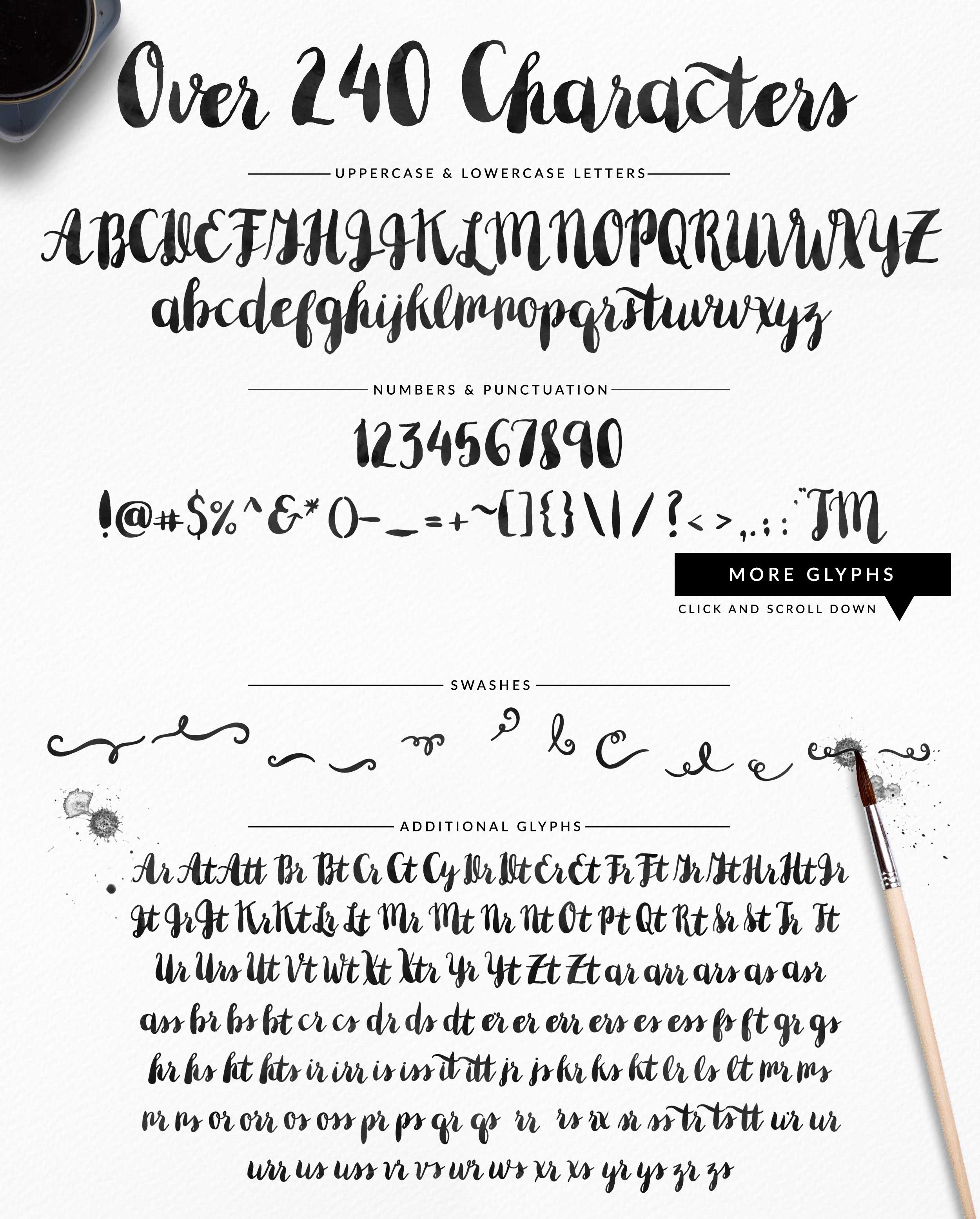 Minty Brush Font