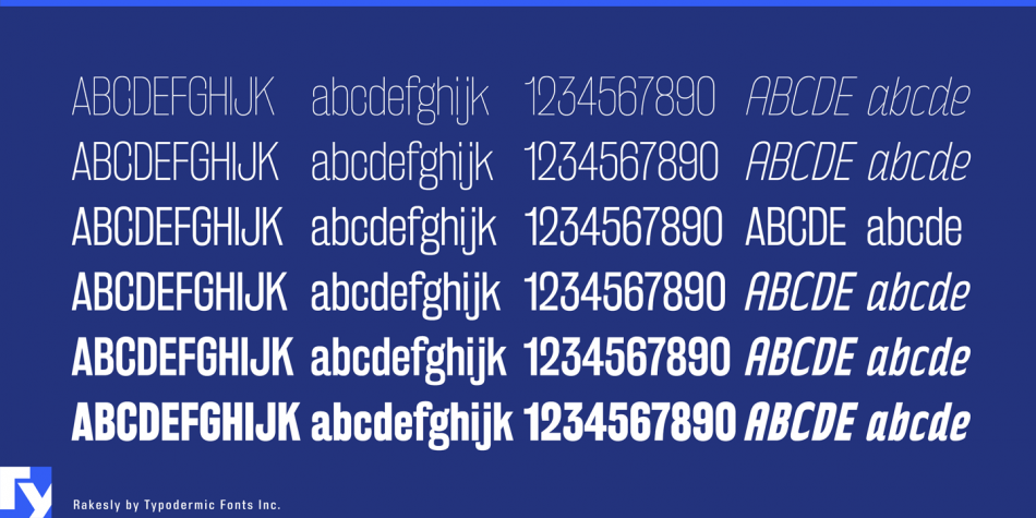 Rakesly Font Family