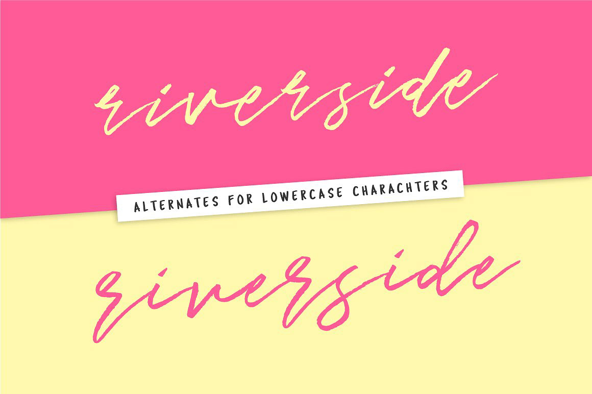 Riverside Avenue Script Font