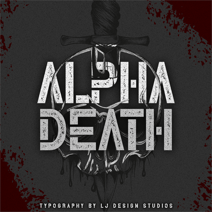 Alpha Death Typeface