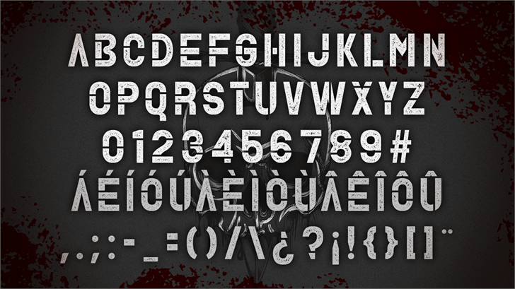 Alpha Death Typeface