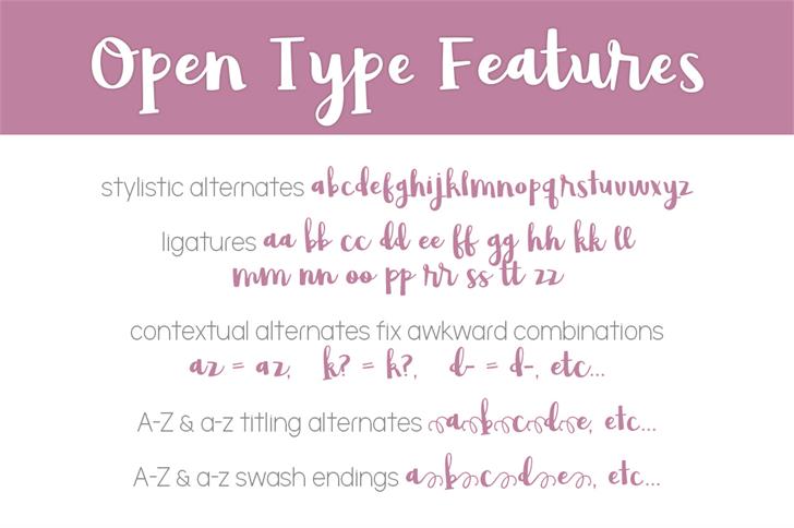 Avocado & Lime Script Font