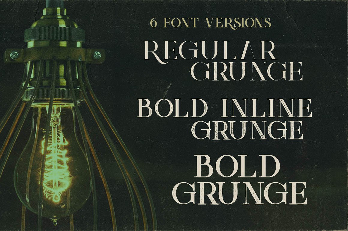 Green Light Display Font