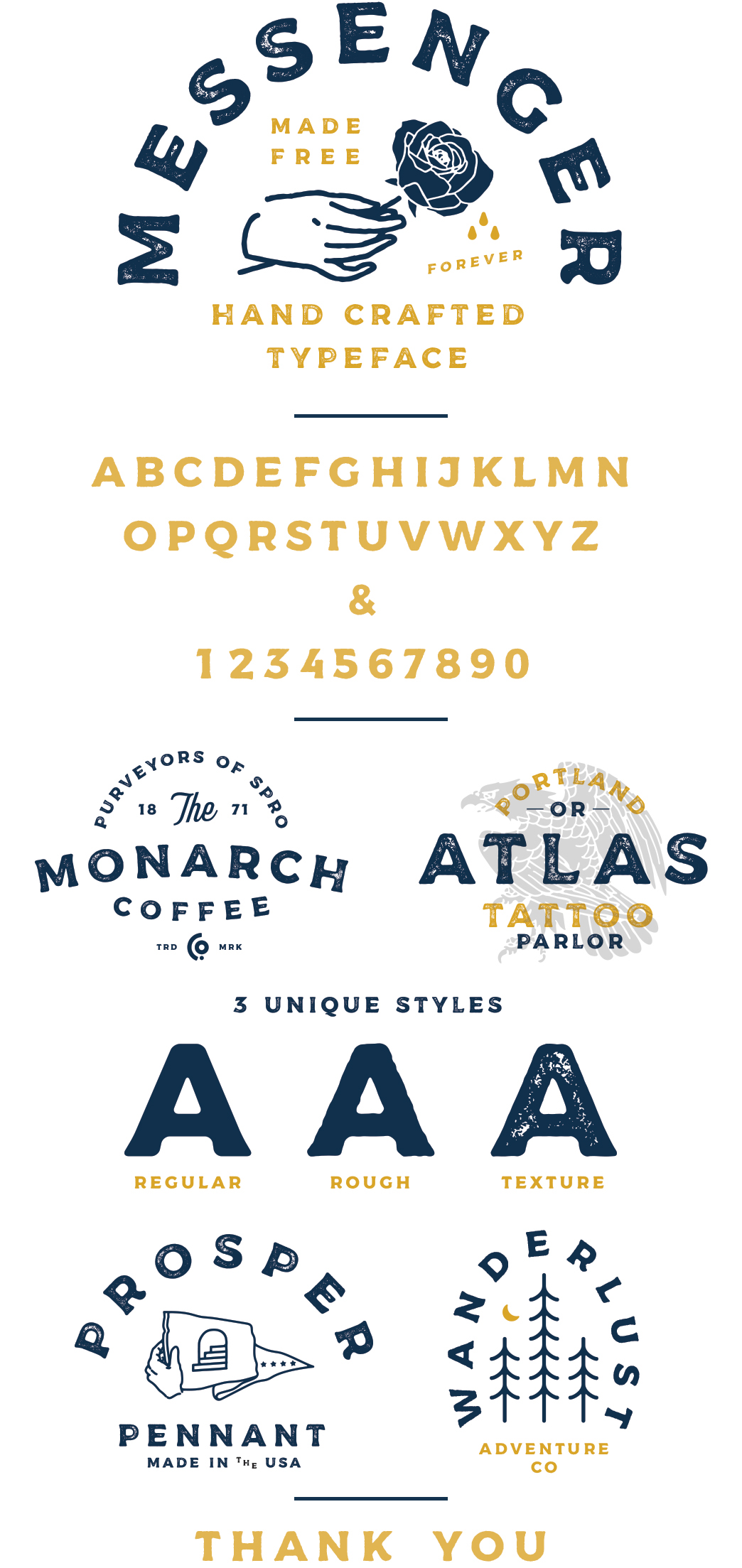 Messenger Typeface