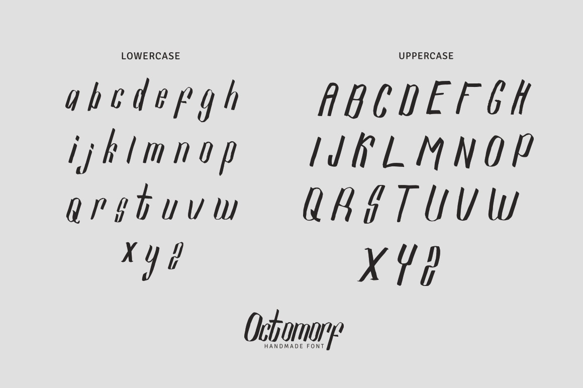 Octomorf Typeface