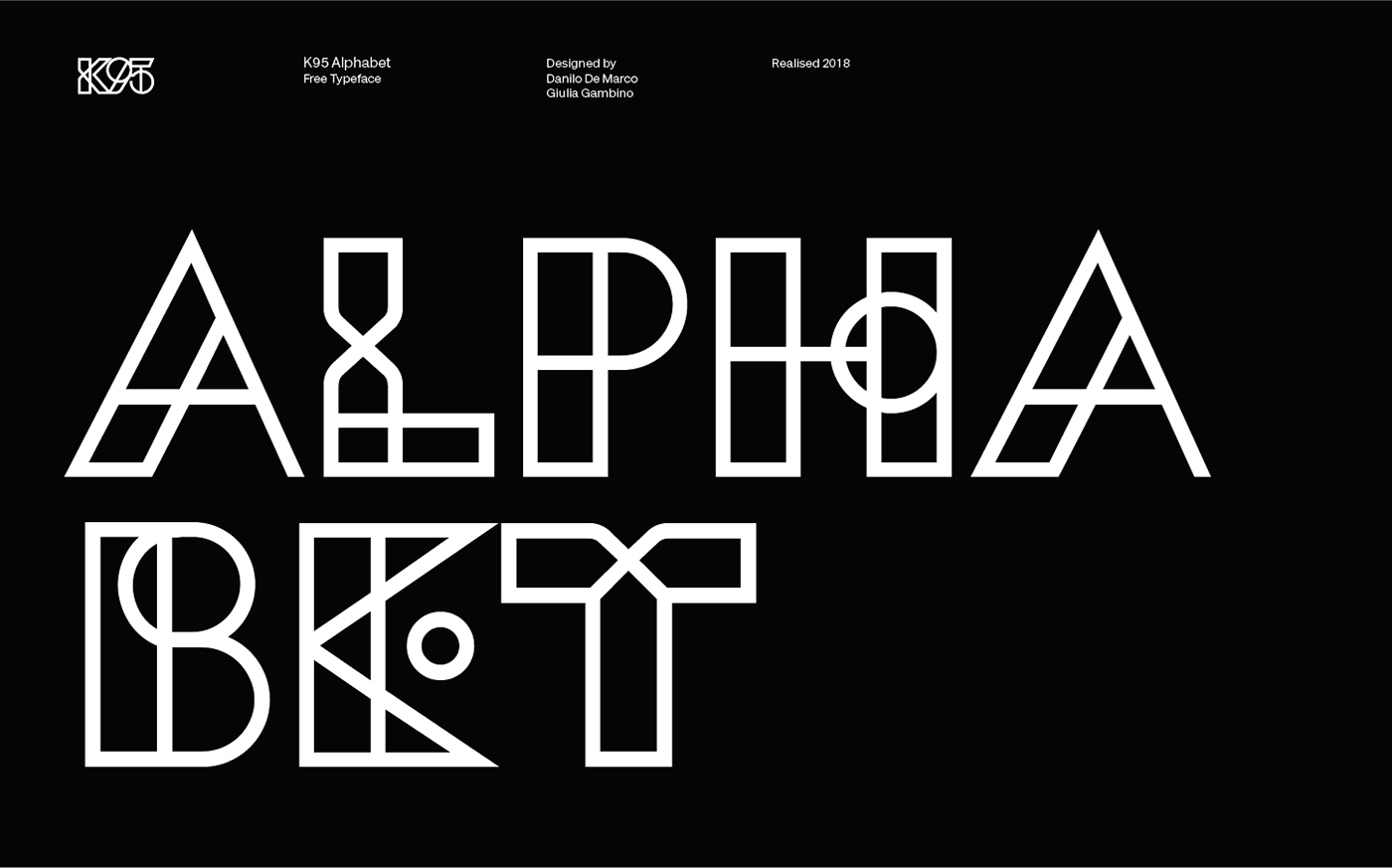 K95 Alphabet Typeface