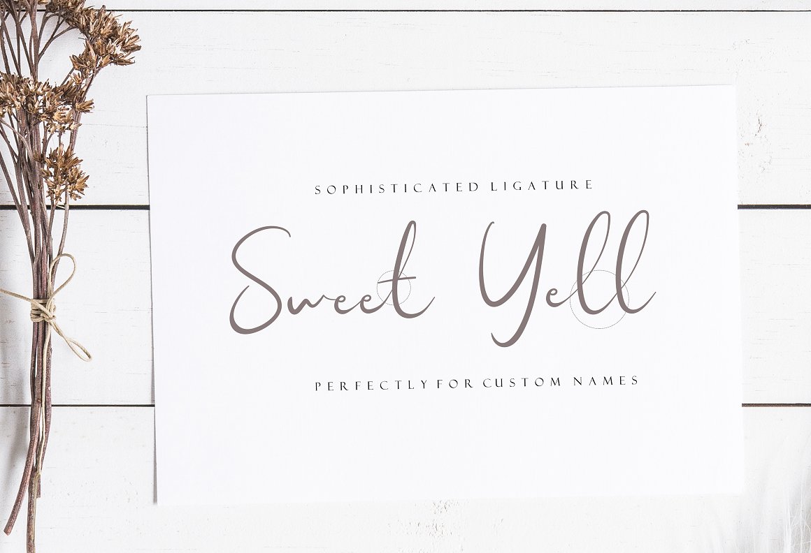 Sweet Yell Script Font