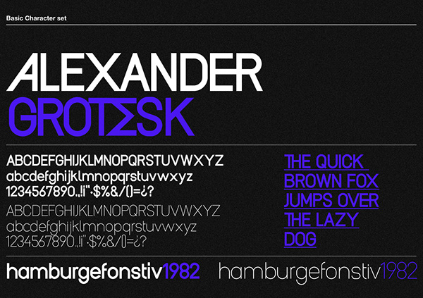 Alexander Grotesk Font Family