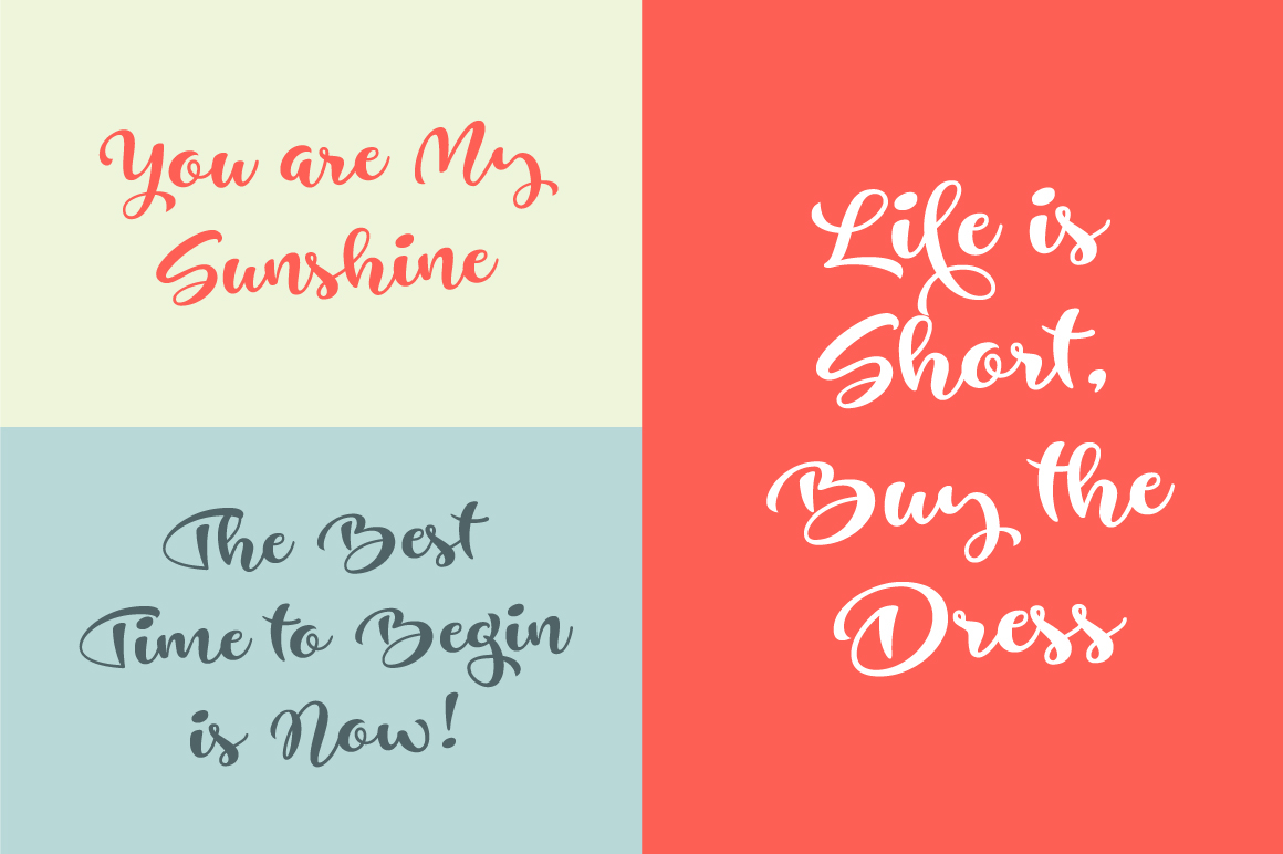 Just Be Script Font