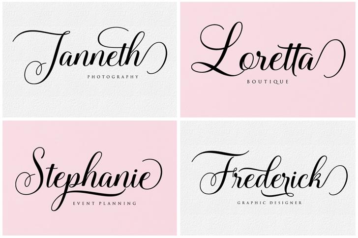 Lady Angelina Script Font