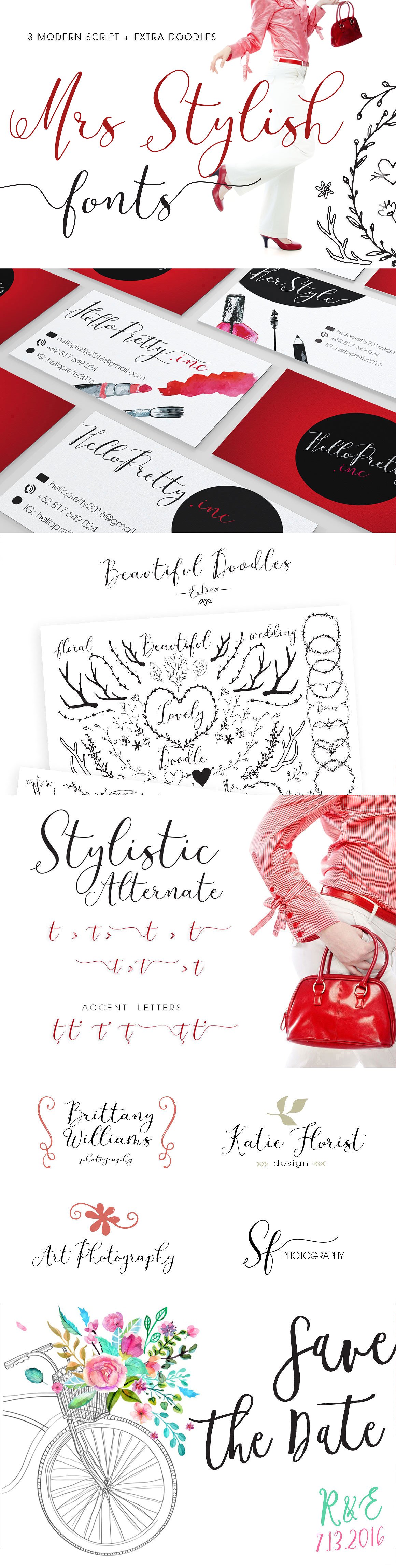 Mrs Stylish Script Font