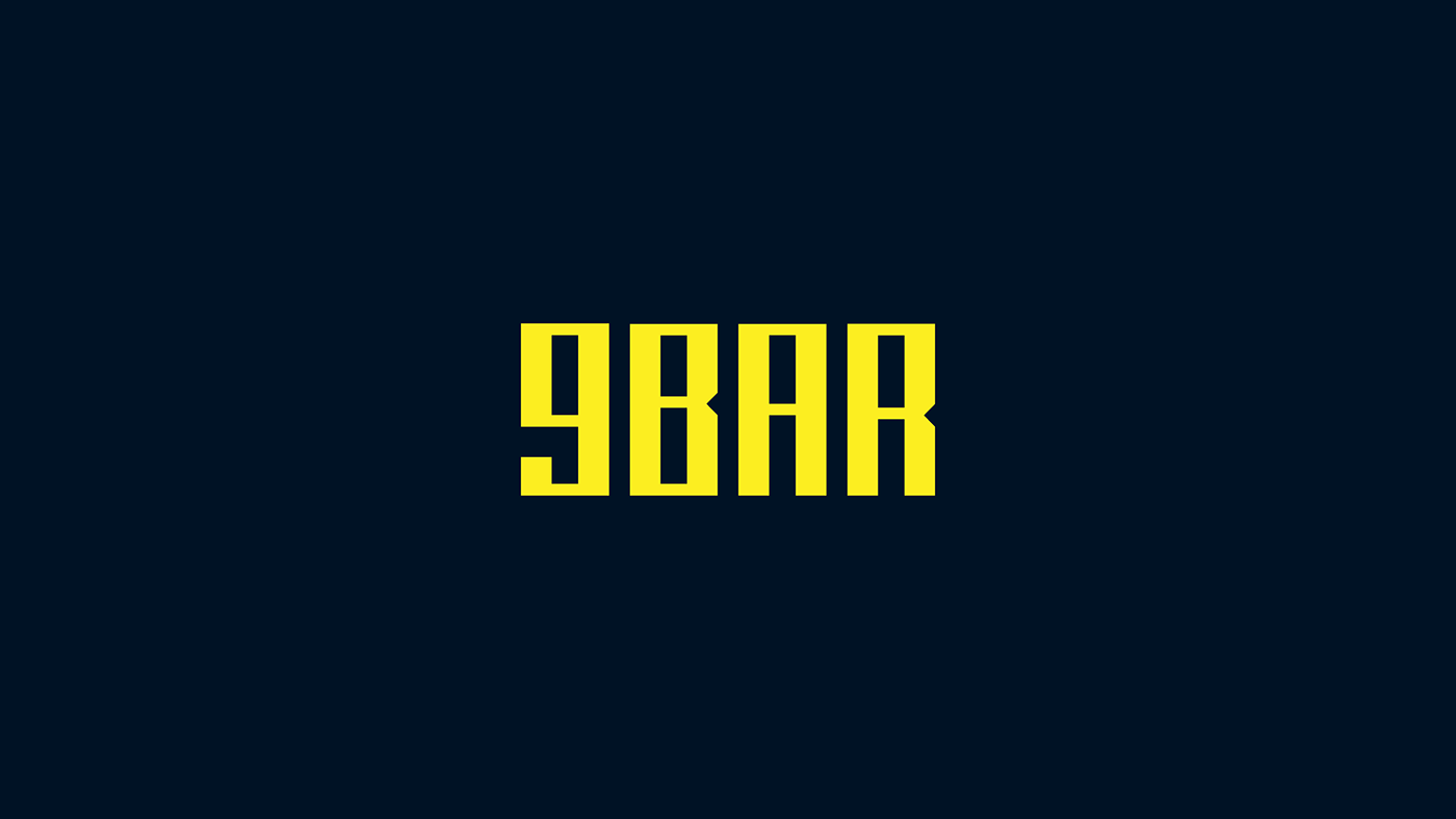 9BAR Typeface