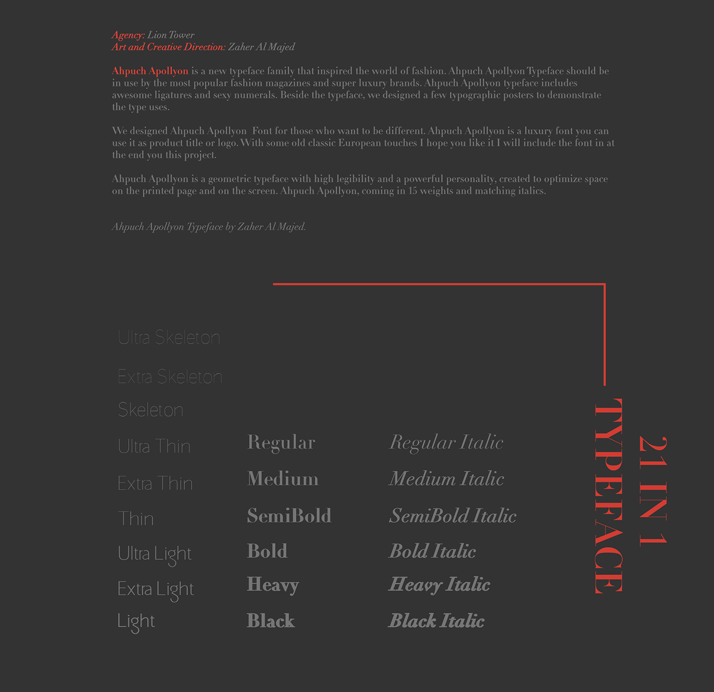 Ahpuch Apollyon Font Family