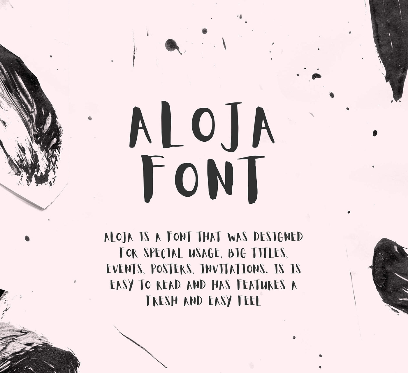 Aloja Handwritten Font