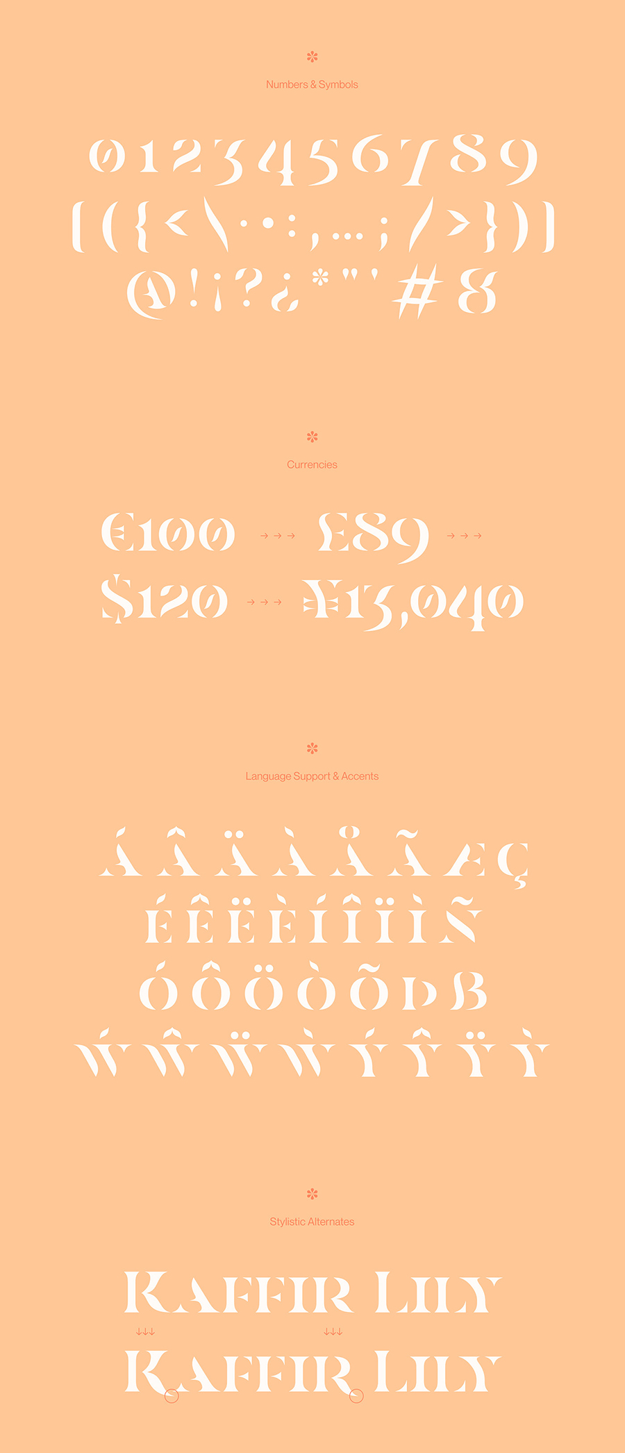 Casa Stencil Typeface