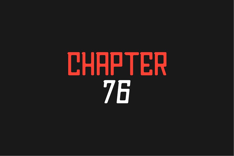 Chapter 76 Sans Font