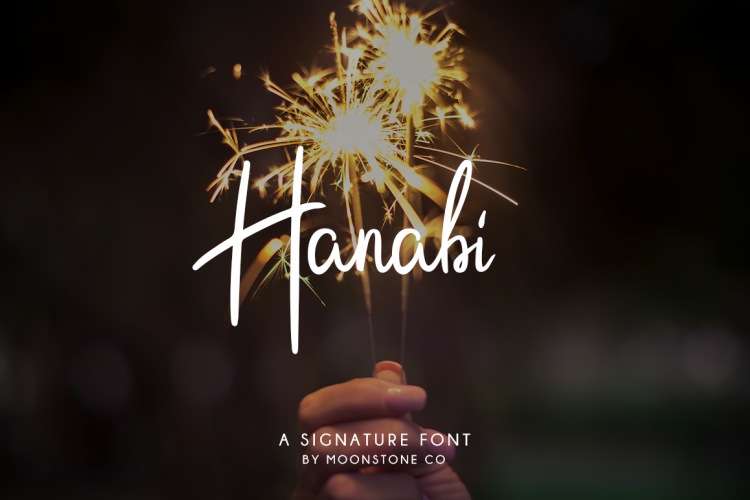 Hanabi Script Font