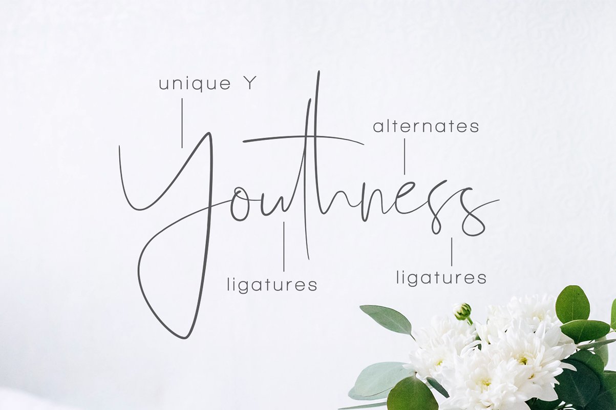 Youthness Script Font