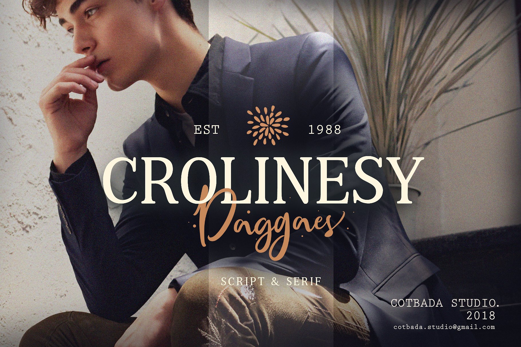 Crolinesy Daggaes Script Font