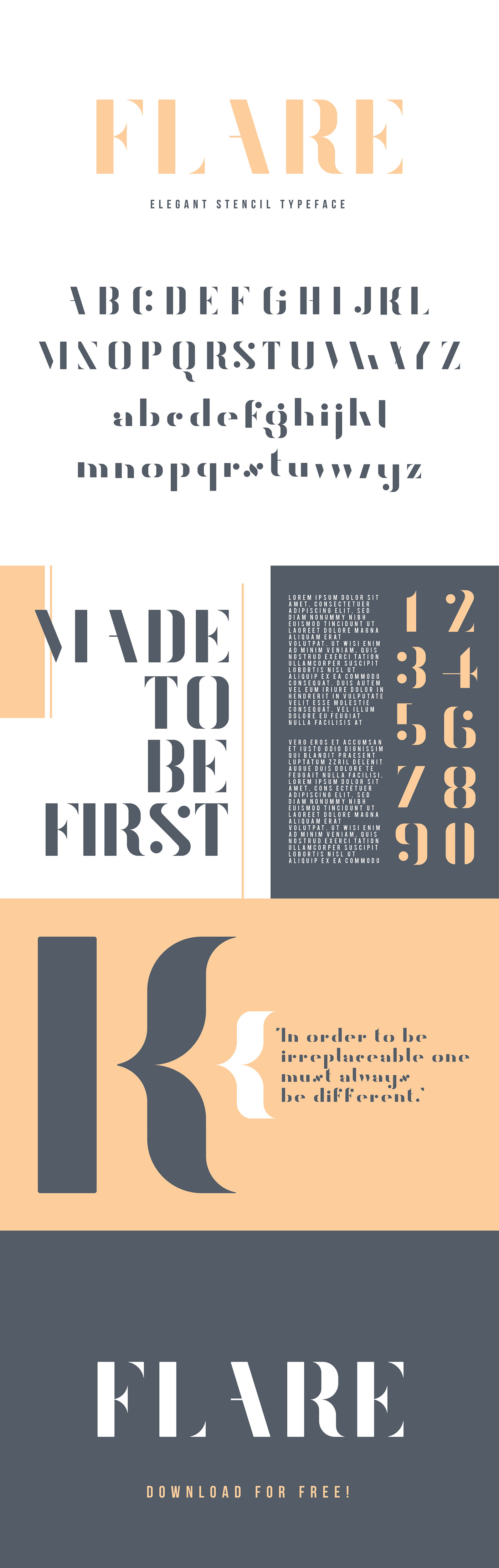 Flare Typeface