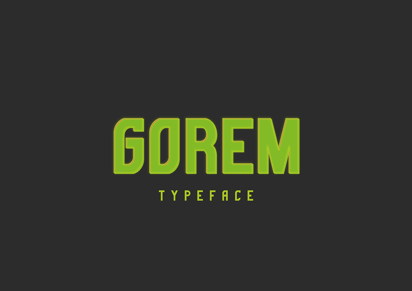 Gorem Typeface