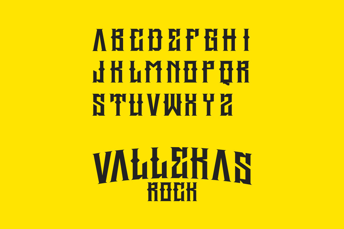 Rocker Typeface