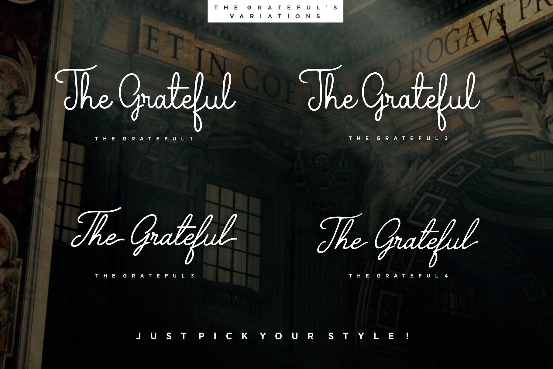 The Grateful Script Font