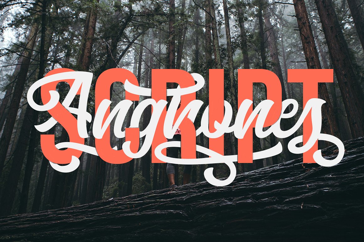 Anghones Script Font