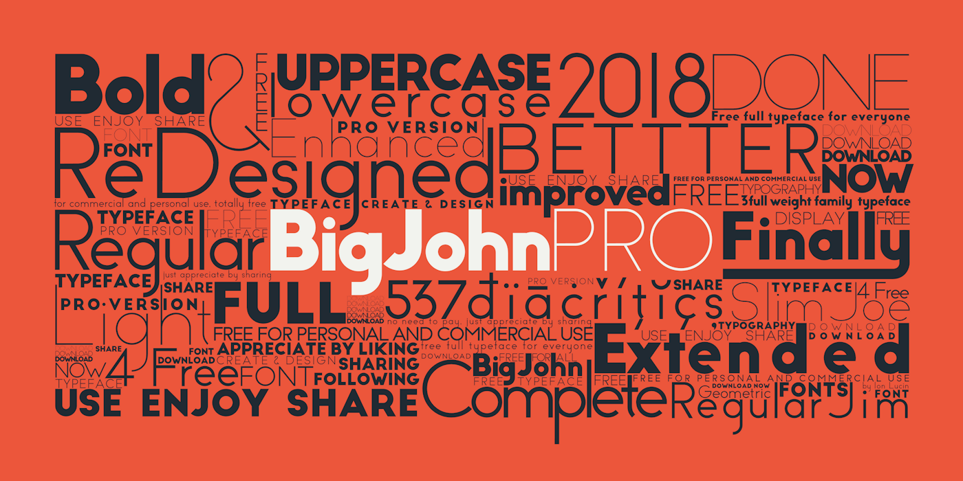 Big John PRO Typeface